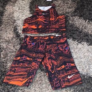 Nike tight fit gym set size L NWT